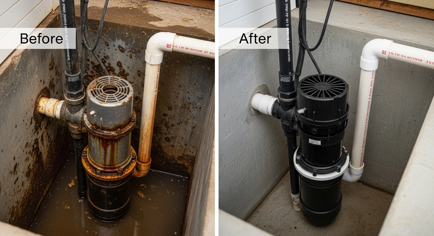Professional sump pump installation completed in Blue Springs Missouri